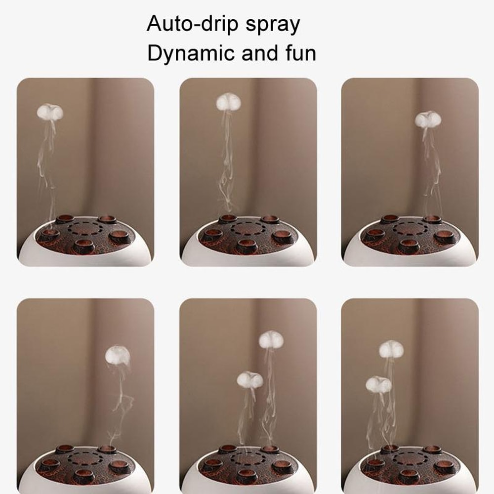 Dynamic Multi Spray Aromatherapy Diffuser Colorful Lights Humidifier With Remote Control 12