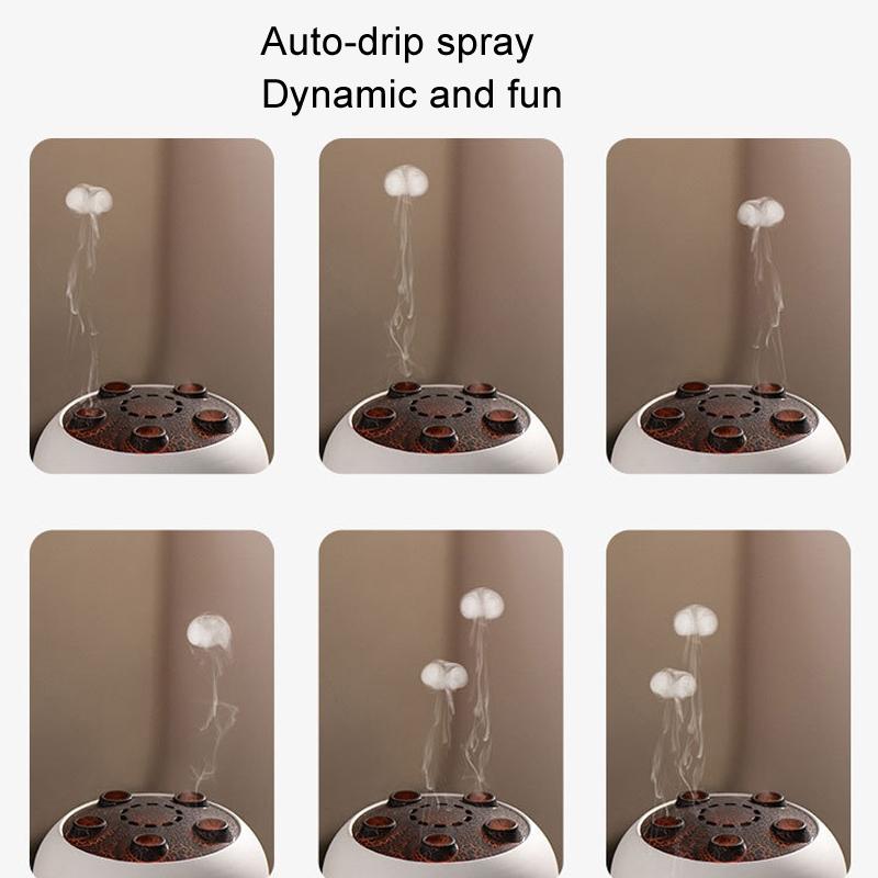 Dynamic Multi Spray Aromatherapy Diffuser Colorful Lights Humidifier With Remote Control 12