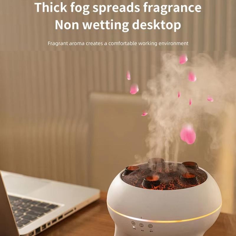 Dynamic Multi Spray Aromatherapy Diffuser Colorful Lights Humidifier With Remote Control 2
