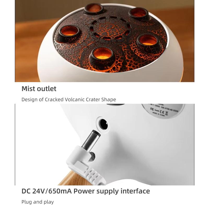 Dynamic Multi Spray Aromatherapy Diffuser Colorful Lights Humidifier With Remote Control 3