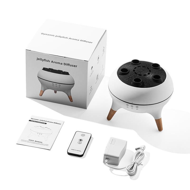 Dynamic Multi Spray Aromatherapy Diffuser Colorful Lights Humidifier With Remote Control 6