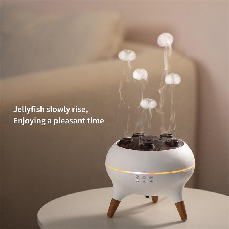 Dynamic Multi Spray Aromatherapy Diffuser Colorful Lights Humidifier With Remote Control 7