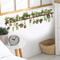 Fresh Green Bonsai PVC Plant Wall Stickers, Waterproof Living Room Wall Decals for Bedroom & Home