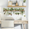 Fresh Green Bonsai PVC Plant Wall Stickers, Waterproof Living Room Wall Decals for Bedroom & Home