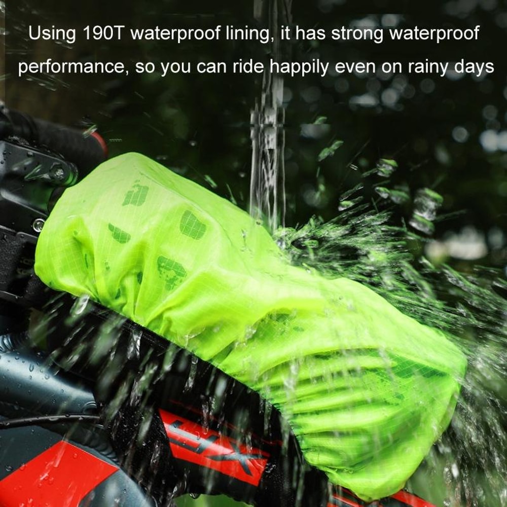 Waterproof Bicycle Front Bag Cover Dust Rain Protection 4
