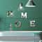 HOME Family Acrylic Mirror Wall Sticker Stylish Self Adhesive 3D Decor 5