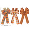 Elegant Harvest Thanksgiving Home Wreath Bow Decoration