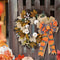 Elegant Harvest Thanksgiving Home Wreath Bow Decoration