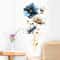 3D Embossed Flower Wall Stickers Waterproof Floral Wall Decals For Kids Bedroom Home Decor 2