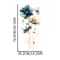 3D Embossed Flower Wall Stickers Waterproof Floral Wall Decals For Kids Bedroom Home Decor 3