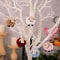 Rustic Wooden Lamb Christmas Ornament Hanging Decoration For Tree Holiday Display 0