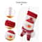 3D Knitted Christmas Stocking Gift Bag For Kids Cartoon Holiday Decoration Sock 3