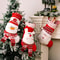 3D Knitted Christmas Stocking Gift Bag For Kids Cartoon Holiday Decoration Sock 4