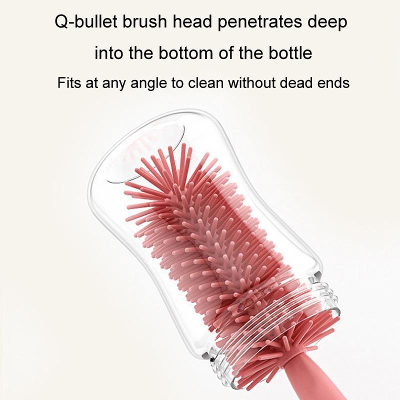 Silicone Baby Bottle Straw Cleaning Brush Set 3in1 Food Grade Cleaner 5