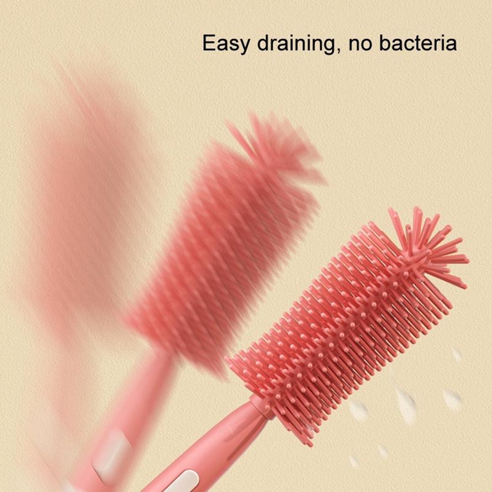 Silicone Baby Bottle Straw Cleaning Brush Set 3in1 Food Grade Cleaner 7