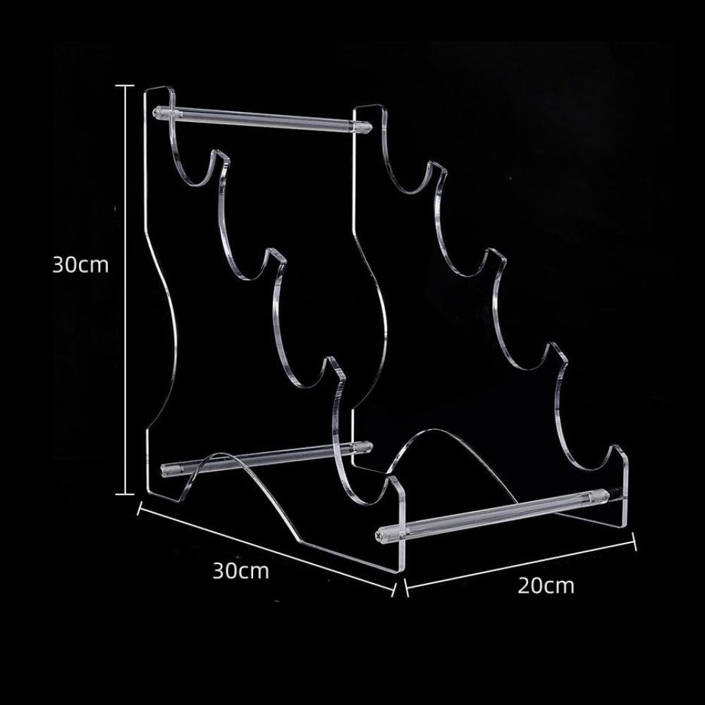 4-Tier Lightsaber Display Stand Acrylic Collector Rack for 4 Sabers