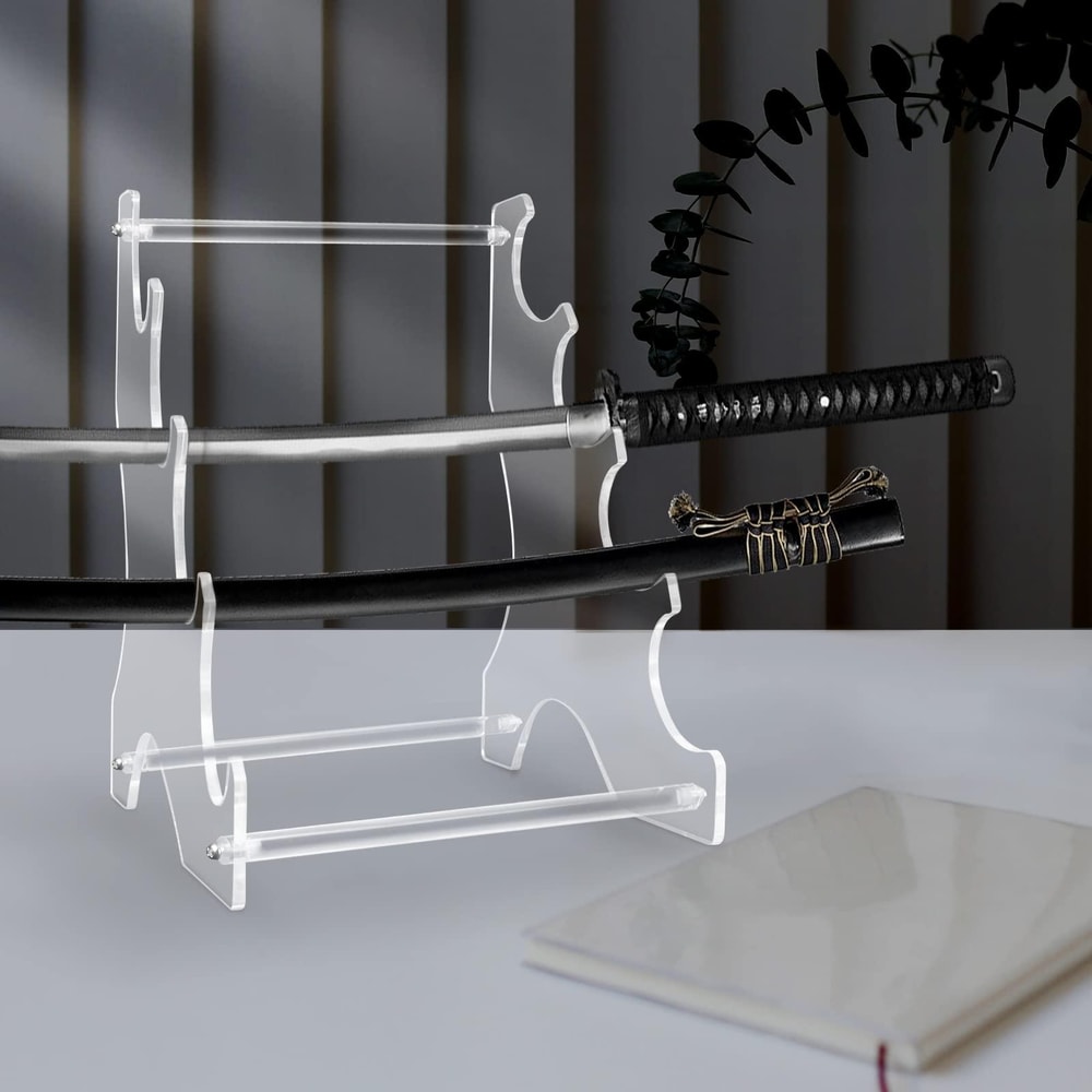 4-Tier Lightsaber Display Stand Acrylic Collector Rack for 4 Sabers