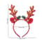 Festive Reindeer Bell Antler Headband Christmas Party Hair Accessory 2