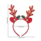Festive Reindeer Bell Antler Headband Christmas Party Hair Accessory 2