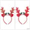 Festive Reindeer Bell Antler Headband Christmas Party Hair Accessory 3