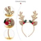 Festive Reindeer Bell Antler Headband Christmas Party Hair Accessory 4