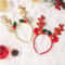 Festive Reindeer Bell Antler Headband Christmas Party Hair Accessory 5