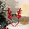 Festive Reindeer Bell Antler Headband Christmas Party Hair Accessory 7