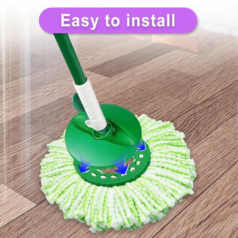 Libman Tornado Spin Mop Refill Microfiber Replacement Head Washable Floor Cleaning Pad