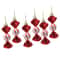 Candy Christmas Tree Ornament Set 6PCS Decorative Hanging Balls For Festive Home Decor 0