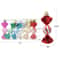 Candy Christmas Tree Ornament Set 6PCS Decorative Hanging Balls For Festive Home Decor 2