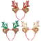 Festive Plush Reindeer Antler Headband For Christmas Parties Costumes Holiday Photos 1
