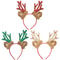 Festive Plush Reindeer Antler Headband For Christmas Parties Costumes Holiday Photos 1