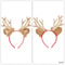 Festive Plush Reindeer Antler Headband For Christmas Parties Costumes Holiday Photos 3