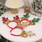 Festive Plush Reindeer Antler Headband For Christmas Parties Costumes Holiday Photos 5