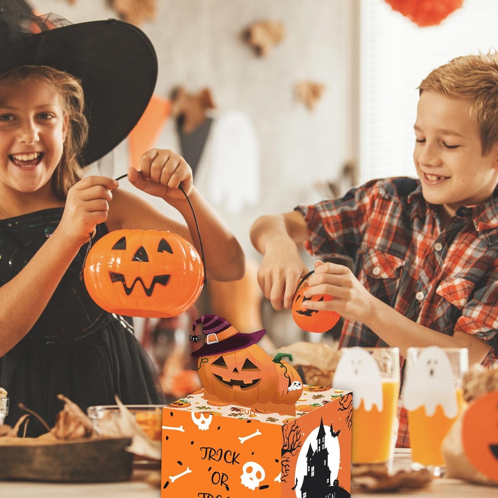 Halloween Money Pull Gift Box DIY Cash Surprise Set with 50 Bags
