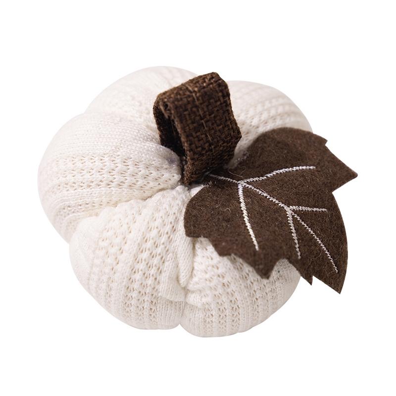 Cozy Knit Pumpkin Hanging Ornament For Fall Harvest Thanksgiving Decor 8