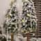 Crystal Snowflake Icicle Christmas Tree Ornaments Set 5PCS Clear Acrylic Holiday Hanging Decor 1