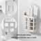 Wall Mounted Curling Iron Holder Hair Tool Organizer For Bathroom Storage 4