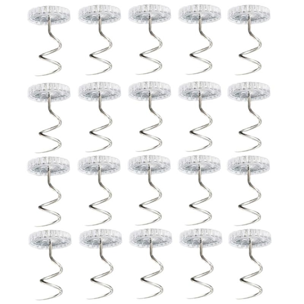 Transparent Twist Pins For Bed Sheets Sofa Cushions Slipcovers 20PCS 1