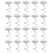 Transparent Twist Pins For Bed Sheets Sofa Cushions Slipcovers 20PCS 1