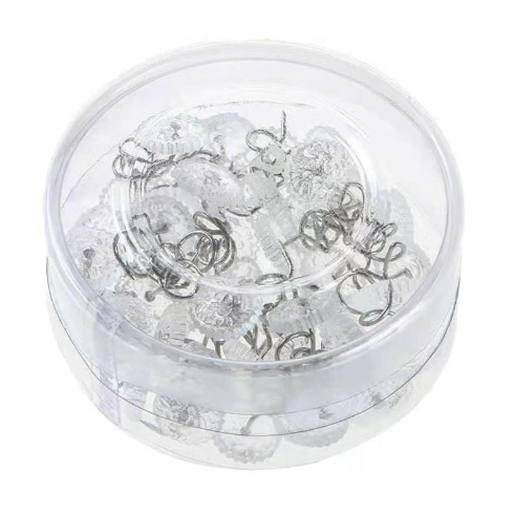 Transparent Twist Pins For Bed Sheets Sofa Cushions Slipcovers 20PCS 2