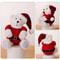 Christmas Plush Bear Ornament Doll, Cute Holiday Decoration & Gift for Kids