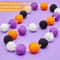 Halloween Felt Ball Garland 2m Spooky Pom Pom Hanging Decoration For Parties Home Decor 4
