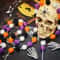 Halloween Felt Ball Garland 2m Spooky Pom Pom Hanging Decoration For Parties Home Decor 1