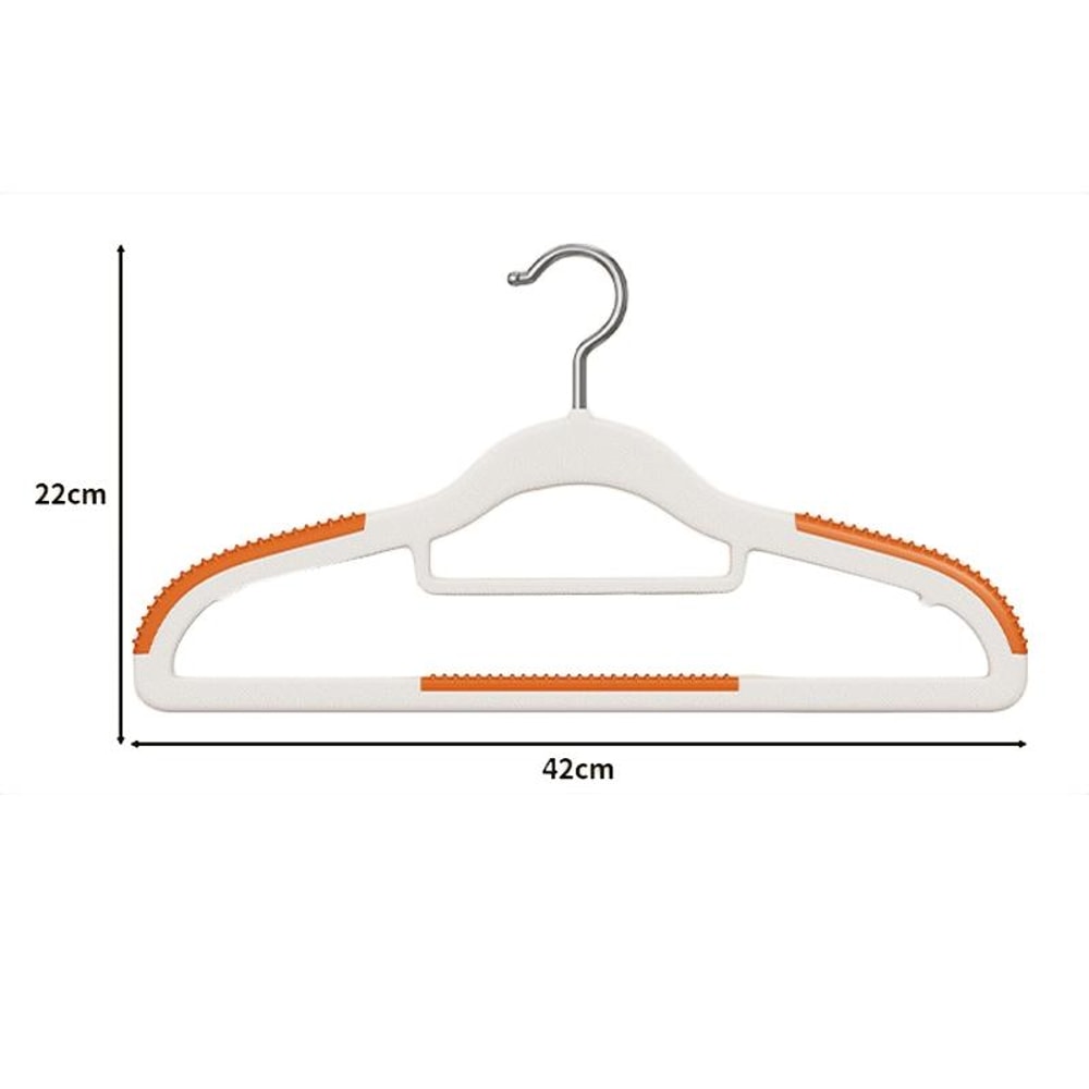 20PCS Non Slip Clothes Hangers With 360 Rotating Hooks ShoulderProtect Design 1