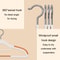 20PCS Non Slip Clothes Hangers With 360 Rotating Hooks ShoulderProtect Design 8