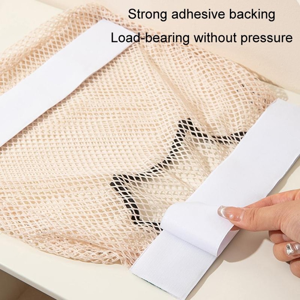 Mesh Hanging Bag Organizer for Plastic Bags, Trash Bags & Kitchen Essentials