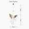 Crystal Clear Angel Christmas Tree Ornaments Set Of 4 Decorative Hanging Pendants 2
