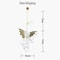 Crystal Clear Angel Christmas Tree Ornaments Set Of 4 Decorative Hanging Pendants 2