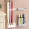 Wall Mounted Umbrella Holder With Drain Tray Space Saving Umbrella Storage Rack For Entryways 0